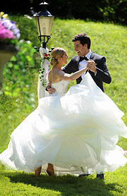 ein Traum-Hochzeitsdreh bei Traumwetter (&copy;Foto: Ingrid Grossmann)